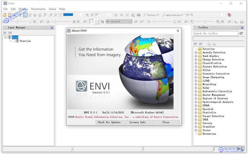 ENVI 5.3.1/IDL 8.5.1破解版下载附安装教程