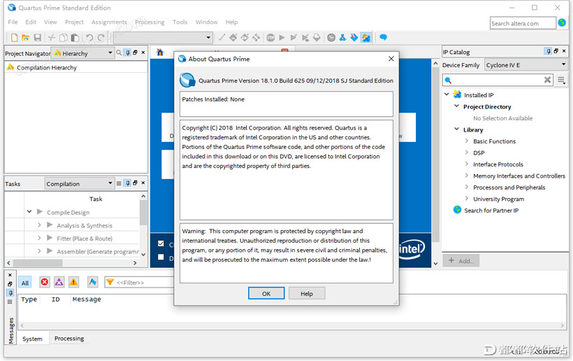 Quartus Prime Standard 18.1破解版下载附安装教程