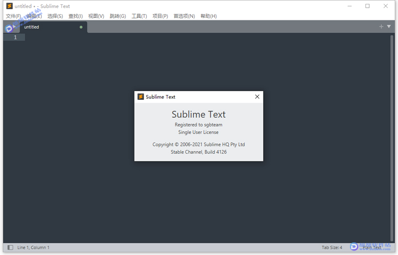 Sublime Text 4 Build 4126中文破解版下载附安装教程